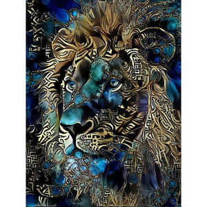 Lion 30x40cm(canvas) full round drill diamond painting