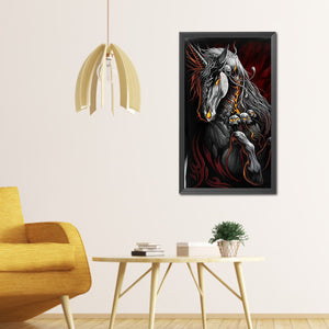 Skeleton Horse 40x70cm(canvas) full square drill diamond painting
