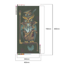 Load image into Gallery viewer, Owl 40x80cm(canvas) full square drill diamond painting
