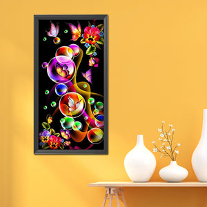 Colorful Butterfly 40x80cm(canvas) full square drill diamond painting