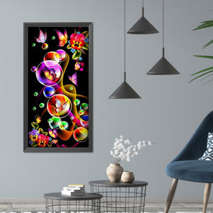 Colorful Butterfly 40x80cm(canvas) full square drill diamond painting