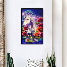 Load image into Gallery viewer, Unicorn 30x50cm(canvas) full round drill diamond painting
