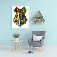 Load image into Gallery viewer, Harry Potter Badge 30x40cm(canvas) full square drill diamond painting

