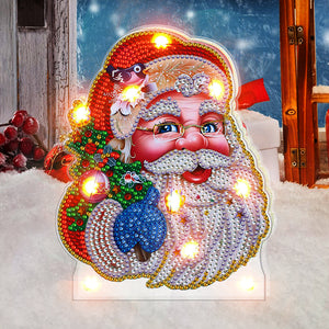 DIY Diamond Painting Light Christmas Tree Snowman Nightlight Lamp (BJD08)