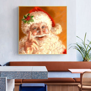 Christmas Santa Claus 30x30cm(canvas) full round drill diamond painting
