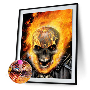 Abstract Skeleton 30x40cm(canvas) full round drill diamond painting