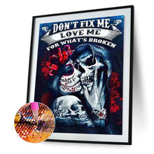 Load image into Gallery viewer, Skull 30x40cm(canvas) full round drill diamond painting
