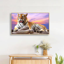 Load image into Gallery viewer, Big Tiger 50x30cm(canvas) full round drill diamond painting
