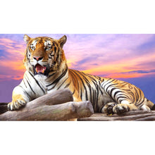 Load image into Gallery viewer, Big Tiger 50x30cm(canvas) full round drill diamond painting
