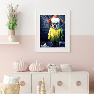 Halloween Clown 30x40cm(canvas) full round drill diamond painting