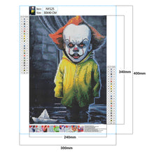 Load image into Gallery viewer, Halloween Clown 30x40cm(canvas) full round drill diamond painting
