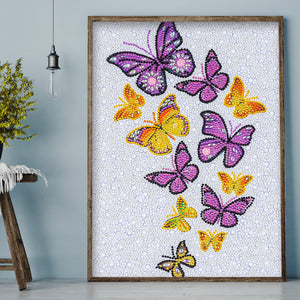 Butterfly 30x40cm(canvas) full crystal drill diamond painting