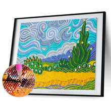 Load image into Gallery viewer, Wheat Field 40x30cm(canvas) full crystal drill diamond painting

