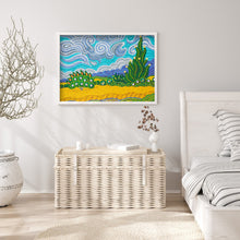 Load image into Gallery viewer, Wheat Field 40x30cm(canvas) full crystal drill diamond painting
