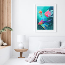 Load image into Gallery viewer, Goldfish 30x40cm(canvas) full round drill diamond painting
