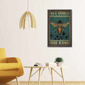 Bee English 30x45cm(canvas) full round drill diamond painting