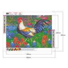 Load image into Gallery viewer, Big Cock 40x30cm(canvas) full round drill diamond painting
