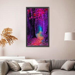 Dream Forest Path 40x70cm(canvas) full square drill diamond painting