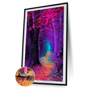 Dream Forest Path 40x70cm(canvas) full square drill diamond painting