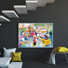 Load image into Gallery viewer, Mickey Mouse 60x40cm(canvas) full round drill diamond painting
