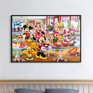 Mickey Mouse 60x40cm(canvas) full round drill diamond painting