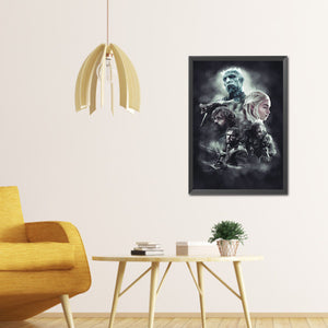 Game Of Thrones 35x50cm(canvas) full round drill diamond painting
