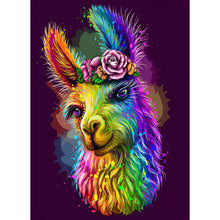 Load image into Gallery viewer, Colorful Alpaca 30x40cm(canvas) full round drill diamond painting
