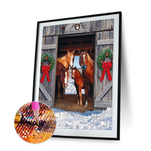 Load image into Gallery viewer, Christmas Racecourse 30x40cm(canvas) full round drill diamond painting
