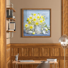 Load image into Gallery viewer, Pan Flower 30x30cm(canvas) full square drill diamond painting
