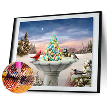 Load image into Gallery viewer, Christmas Tree Snow 40x30cm(canvas) full round drill diamond painting
