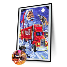 Load image into Gallery viewer, Santa Claus 35x50cm(canvas) full round drill diamond painting

