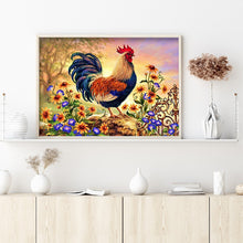Load image into Gallery viewer, Rooster 40x30cm(canvas) full round drill diamond painting
