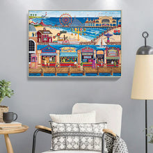 Load image into Gallery viewer, Beach Paradise 50x35cm(canvas) full round drill diamond painting
