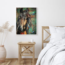 Load image into Gallery viewer, Horse 30x40cm(canvas) full square drill diamond painting
