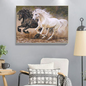Running Horse 40x30cm(canvas) full square drill diamond painting