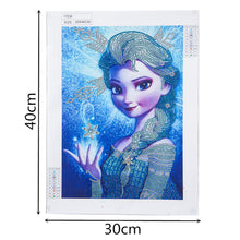Load image into Gallery viewer, Princess 30x40cm(canvas) partial special shaped drill diamond painting
