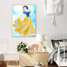 Load image into Gallery viewer, Princess 30x40cm(canvas) partial special shaped drill diamond painting
