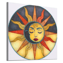 Load image into Gallery viewer, Sunflower 30x30cm(canvas) partial special shaped drill diamond painting
