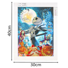 Load image into Gallery viewer, Halloween 30x40cm(canvas) partial special shaped drill diamond painting
