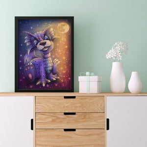 Cartoon Dragon 30x40cm(canvas) full round drill diamond painting