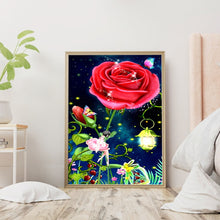 Load image into Gallery viewer, Red Rose 30x40cm(canvas) full round drill diamond painting
