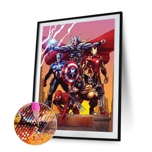 The Avengers 30x45cm(canvas) full round drill diamond painting