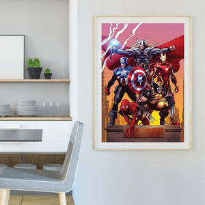 The Avengers 30x45cm(canvas) full round drill diamond painting