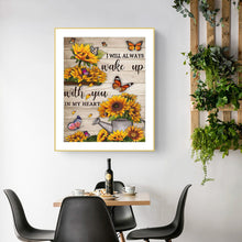 Load image into Gallery viewer, Butterflies &amp; Sunflowers 30x40cm(canvas) full round drill diamond painting
