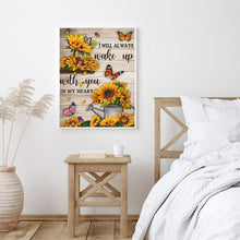 Load image into Gallery viewer, Butterflies &amp; Sunflowers 30x40cm(canvas) full round drill diamond painting
