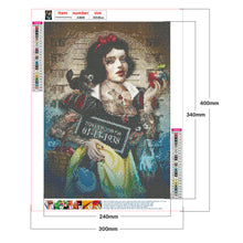 Load image into Gallery viewer, Snow White Wanted 30x40cm(canvas) full round drill diamond painting
