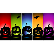Load image into Gallery viewer, Halloween Pumpkin Monster Collection 80x40cm(canvas) full round drill diamond painting
