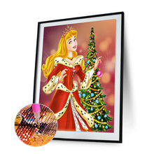 Load image into Gallery viewer, Princess Arlo For Christmas 30x40cm(canvas) full round drill diamond painting
