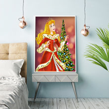 Load image into Gallery viewer, Princess Arlo For Christmas 30x40cm(canvas) full round drill diamond painting
