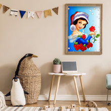 Load image into Gallery viewer, Christmas Snow White 30x40cm(canvas) full round drill diamond painting
